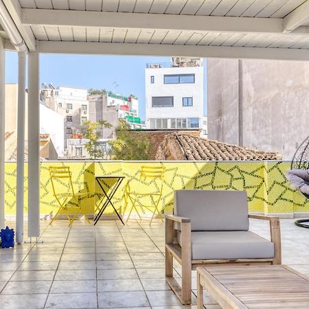 Chic Rooftop Studio W/ Terrace - Near Acropolis Athens Ngoại thất bức ảnh