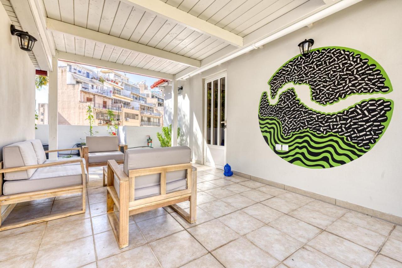 Chic Rooftop Studio W/ Terrace - Near Acropolis Athens Ngoại thất bức ảnh